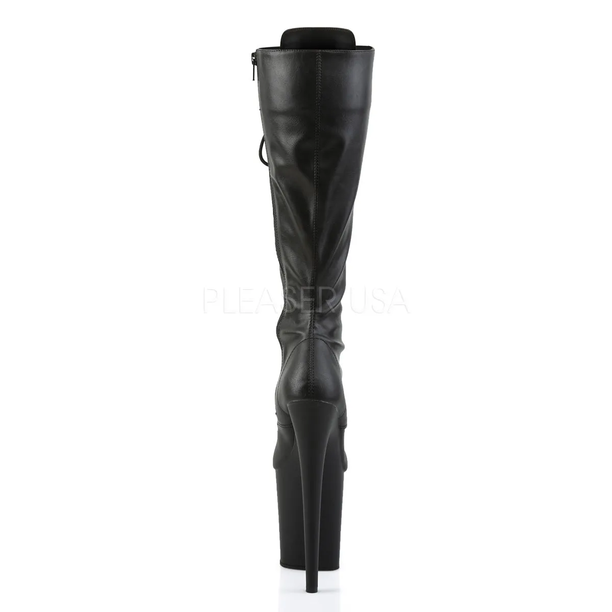 FLAMINGO-2023  Black Str Faux Leather/Black Matte