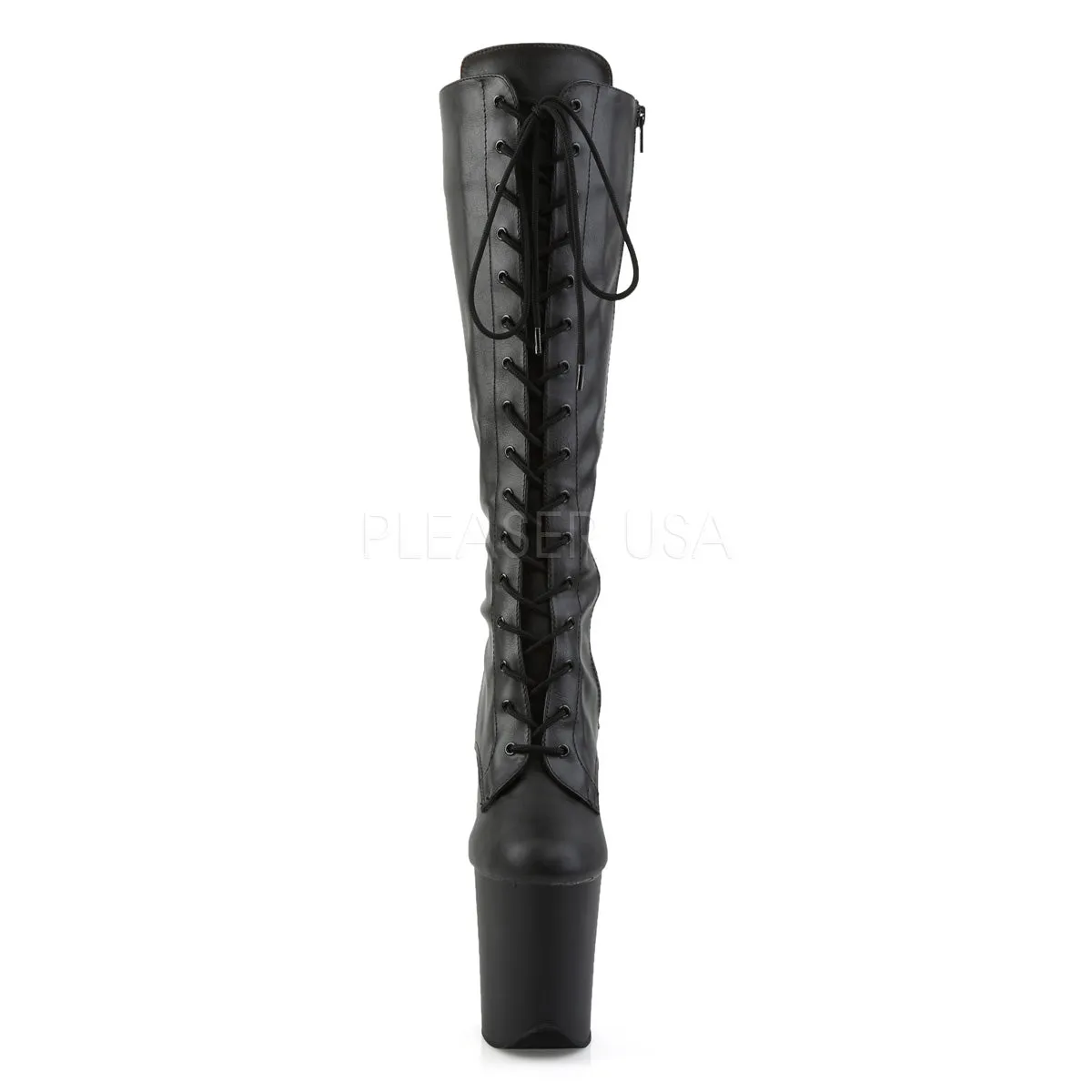 FLAMINGO-2023  Black Str Faux Leather/Black Matte