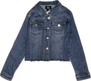 Flowers By Zoe- Navy Denim Wash Jacket