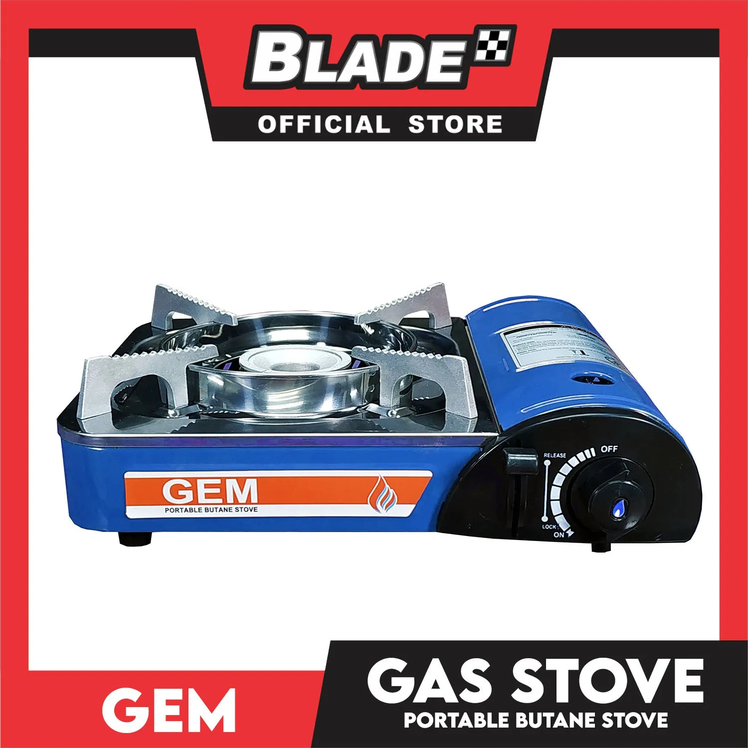 Gem Portable Butane Stove GEM-202 Perfect for Samgyup, Hiking, Picnic and etc.