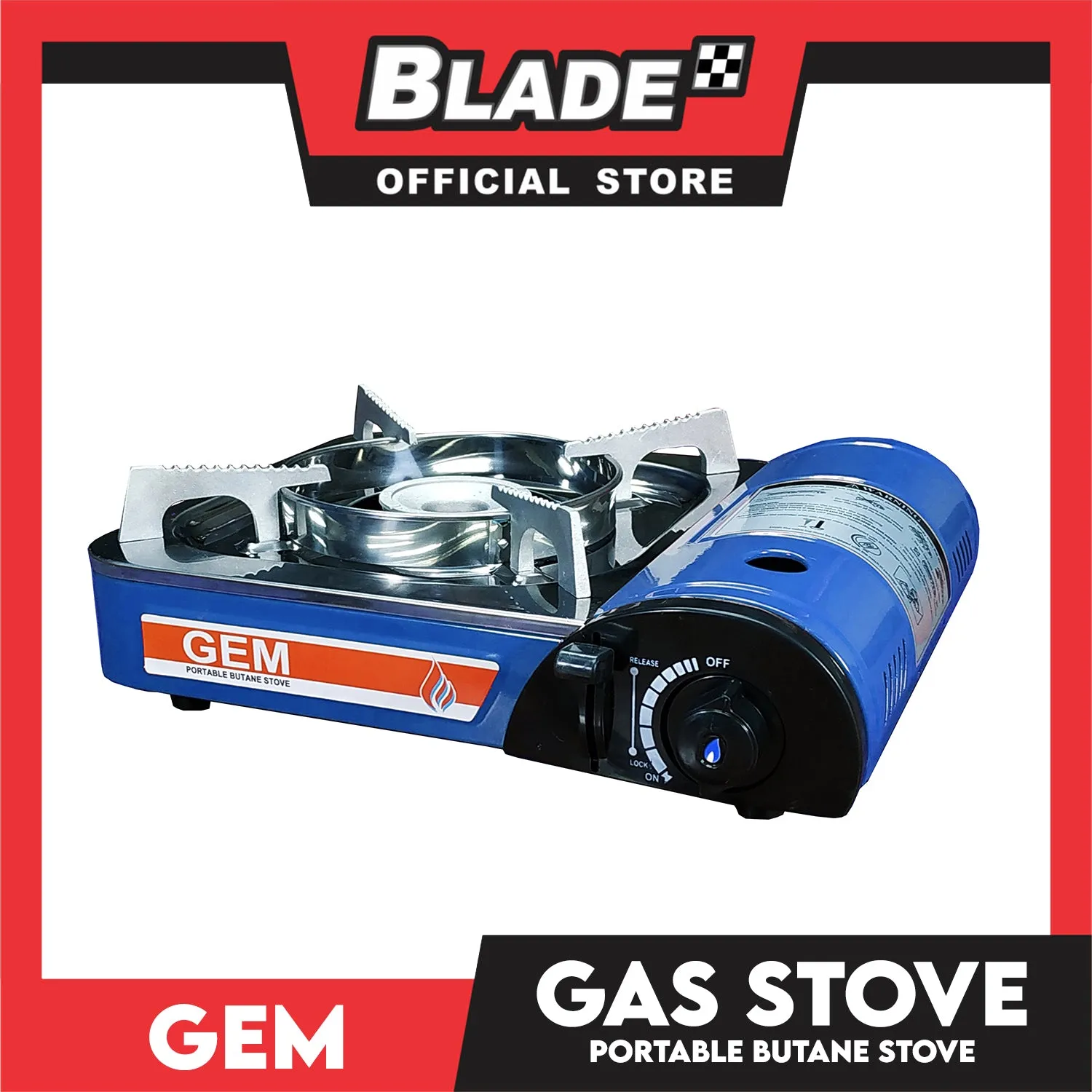 Gem Portable Butane Stove GEM-202 Perfect for Samgyup, Hiking, Picnic and etc.