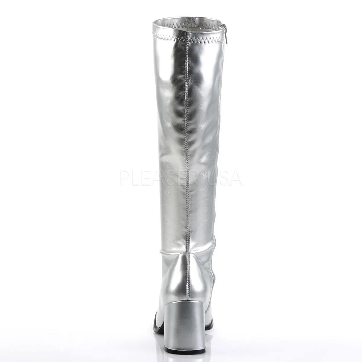 GOGO-300  Silver Metallic Str Pu