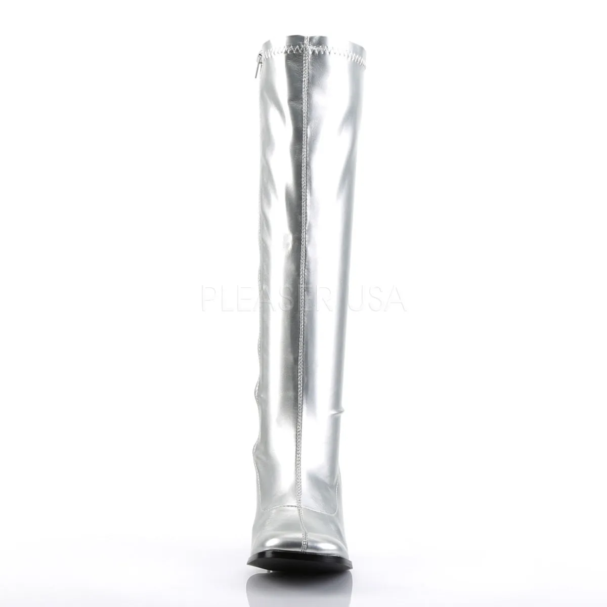 GOGO-300  Silver Metallic Str Pu
