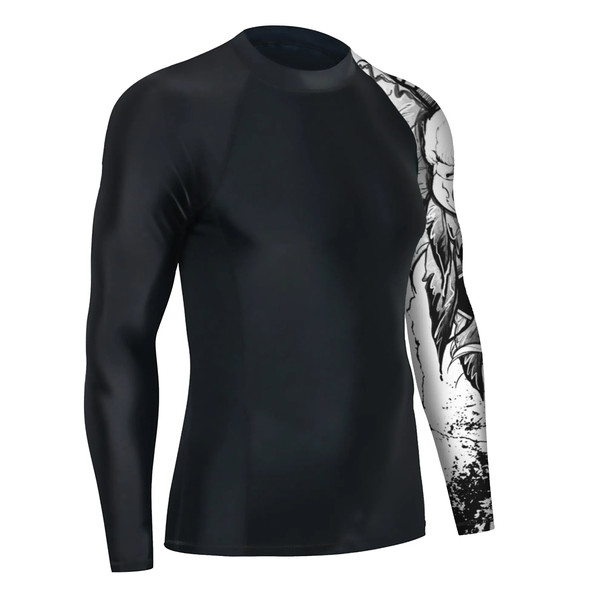 Graphic 2.0 UPF50  Long Sleeve Rash Guard for Men - Tattoo Eagle