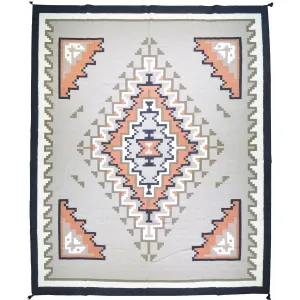 Hand-Woven Flatweave Southwestern Design Kilim Rug (Size 11.11 X 14.6) Cwral-8199