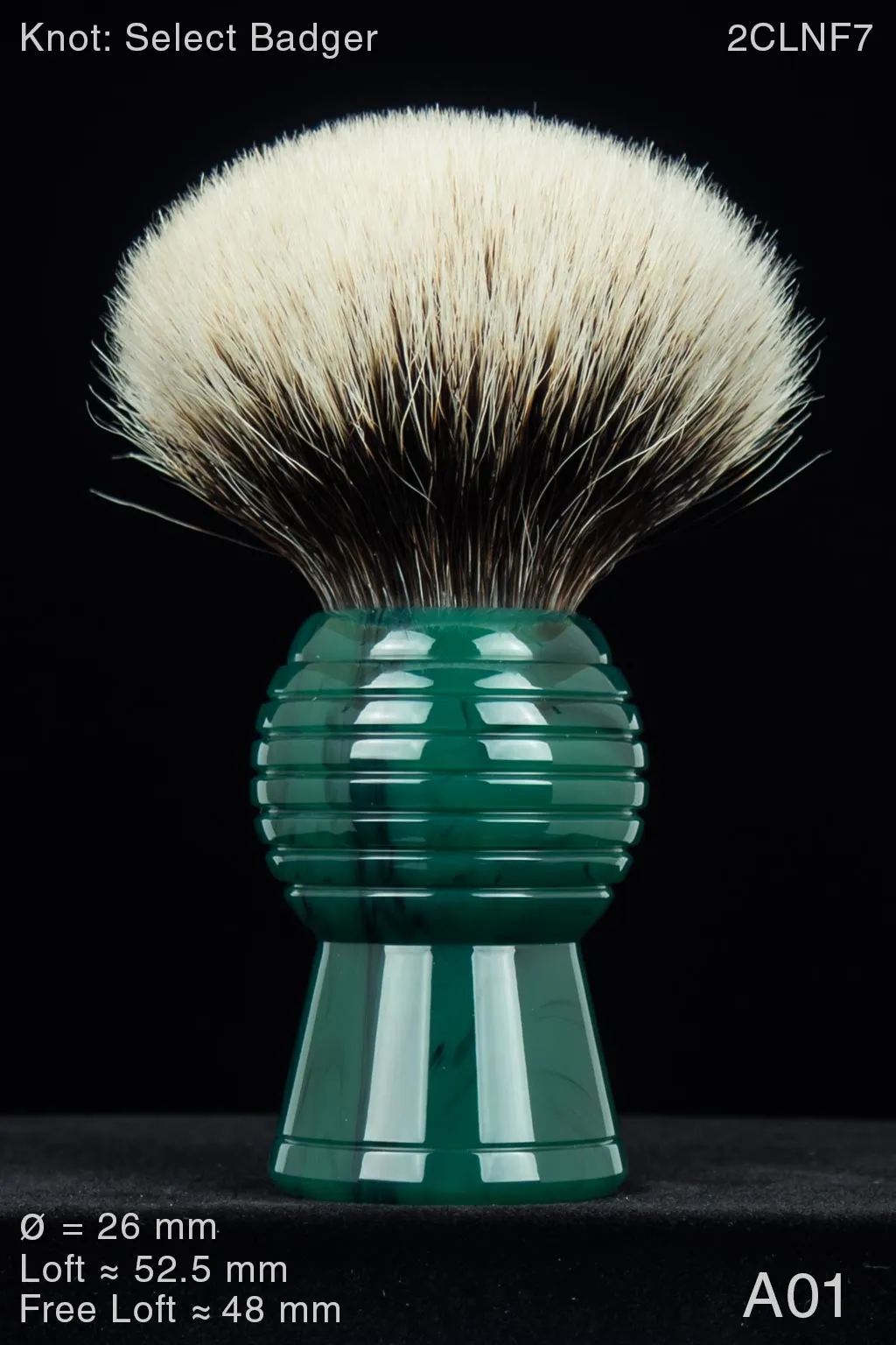 High-rise Beehive 26 mm Malachite