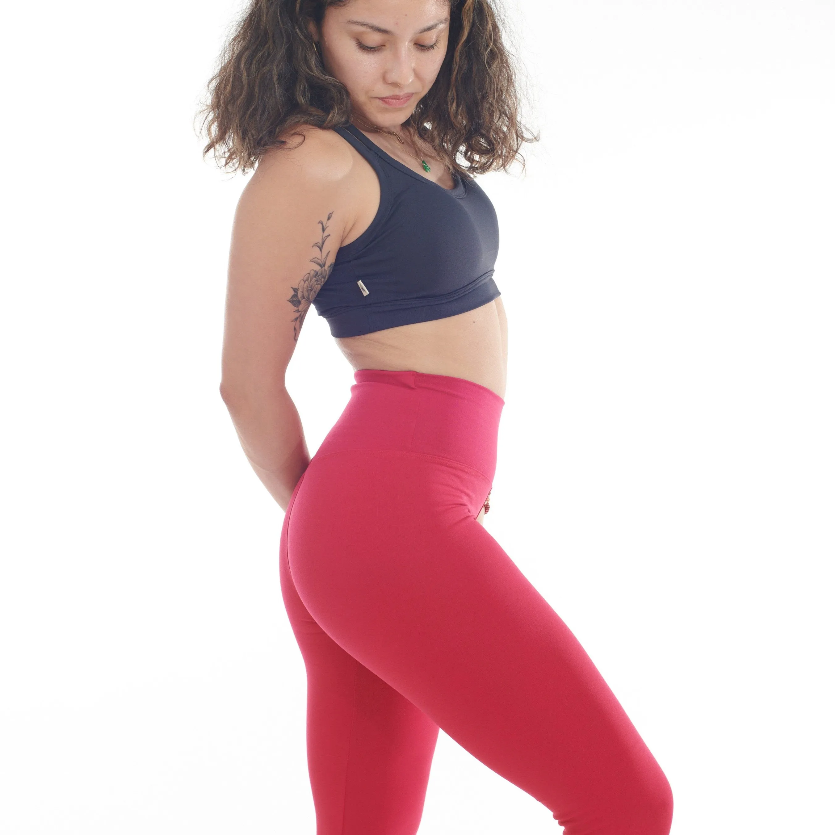 High Waisted Heart Supplex Leggings