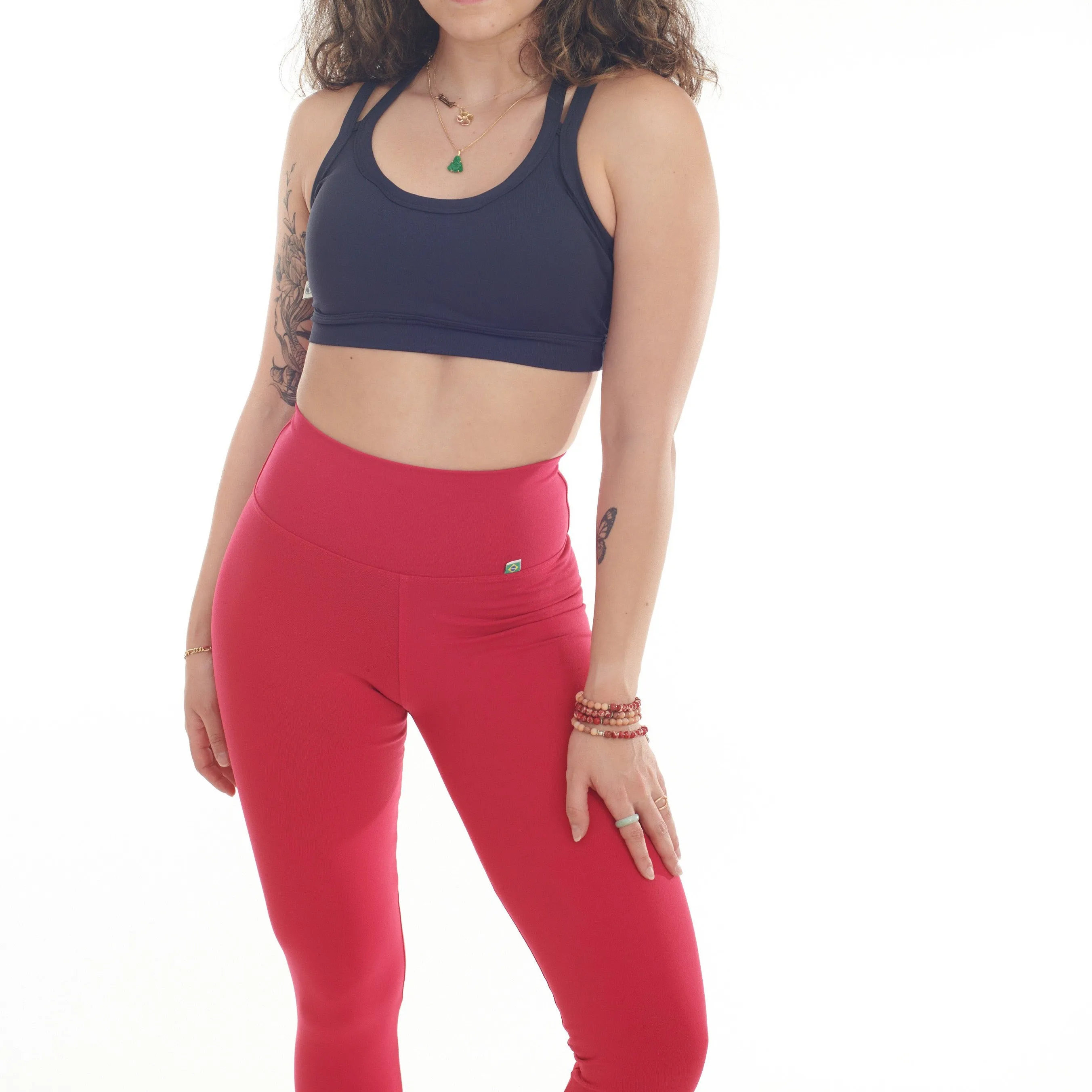 High Waisted Heart Supplex Leggings