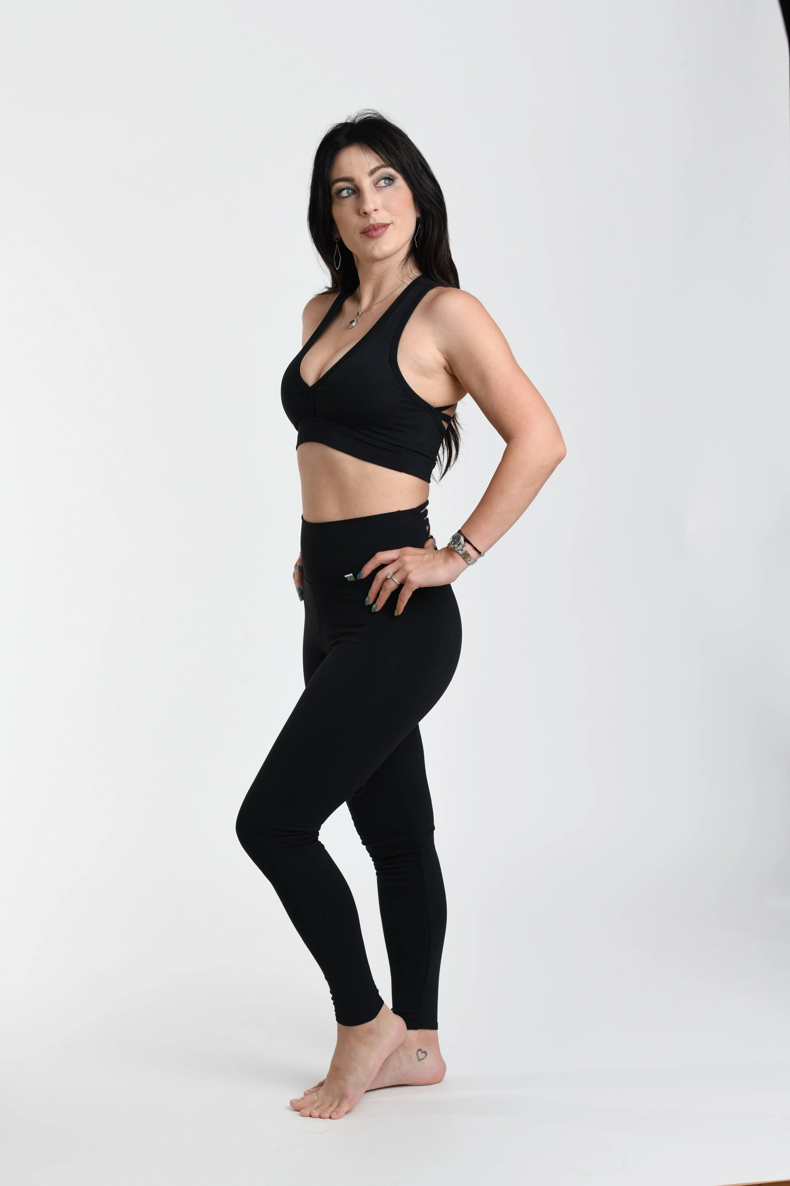 High Waisted Heart Supplex Leggings