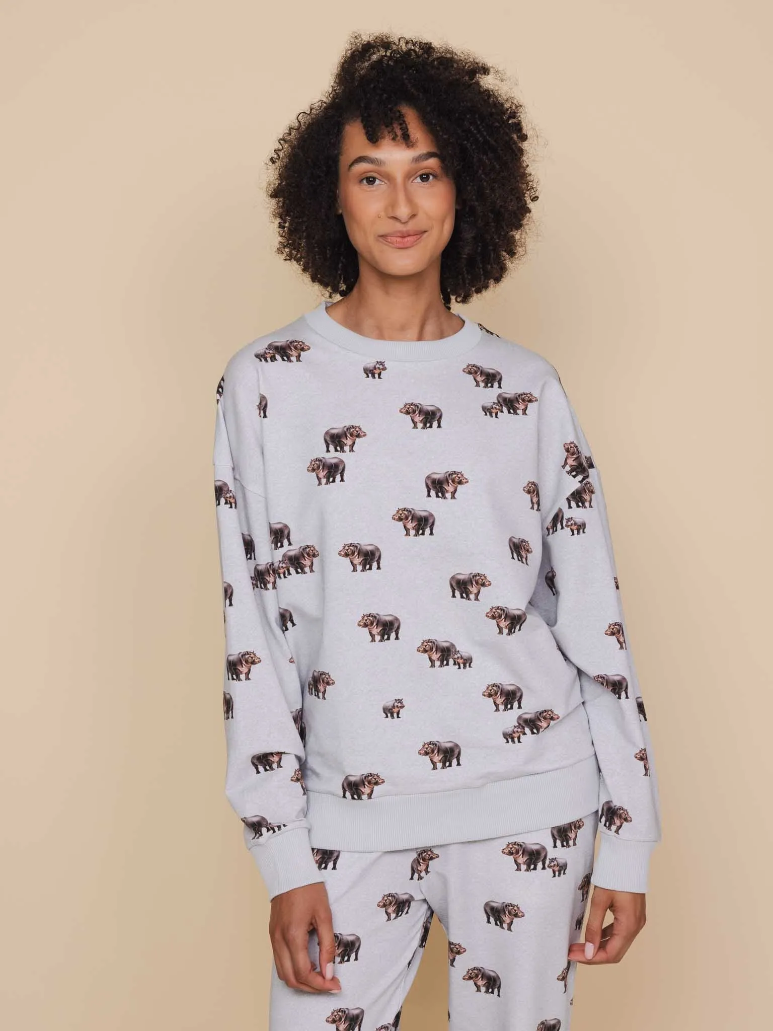 Hippos Sweater en Broek set Unisex