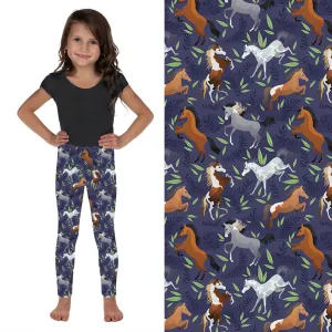 Horse Haven Deluxe Kids Leggings