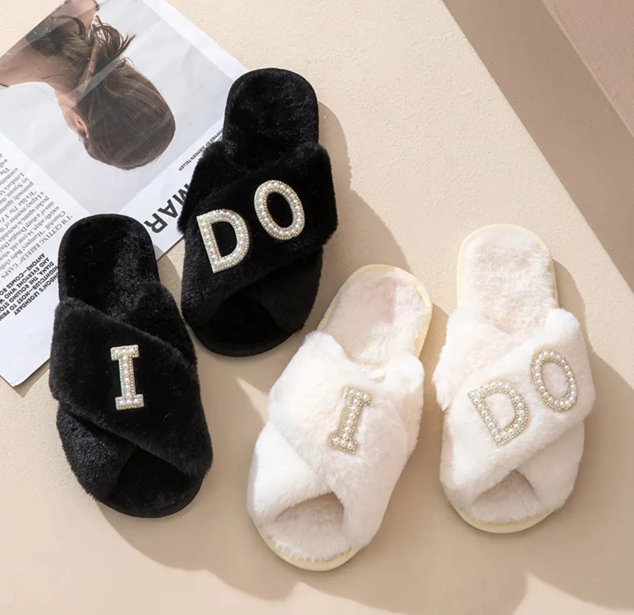 I Do Wedding Slippers