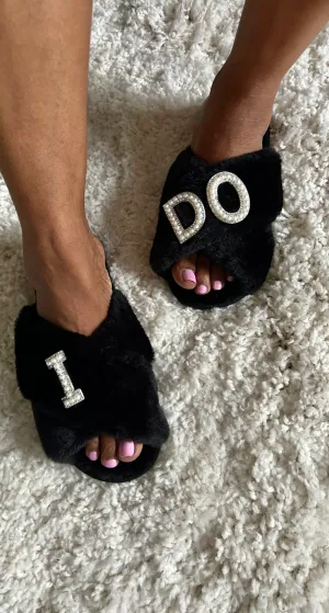 I Do Wedding Slippers