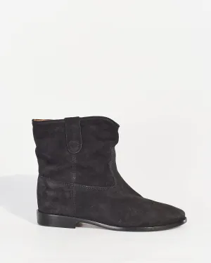 Isabel Marant Black Suede Crisi Boots - 40