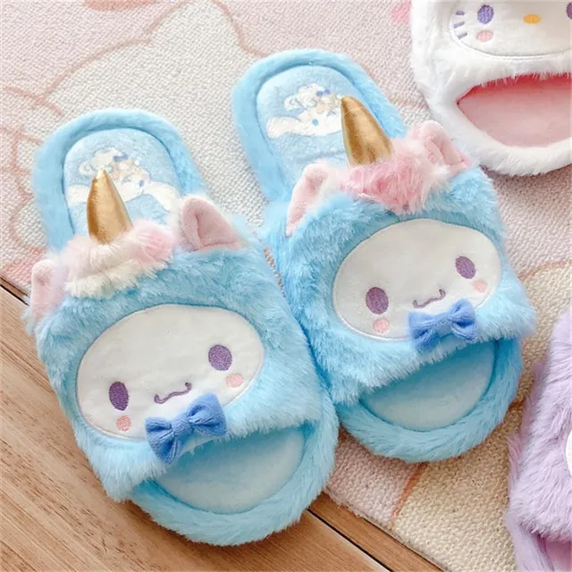 Kawaii Unicorn Slippers