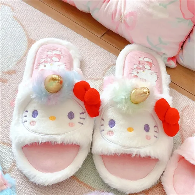 Kawaii Unicorn Slippers