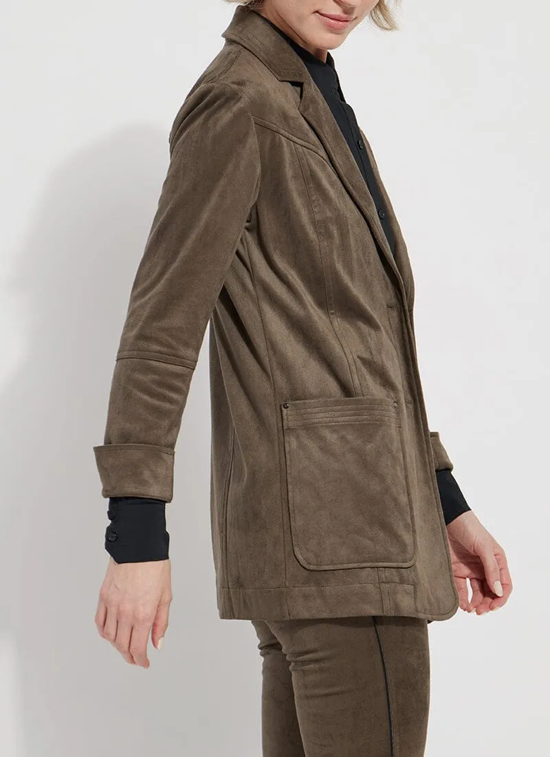 Kiara Vegan Suede Blazer