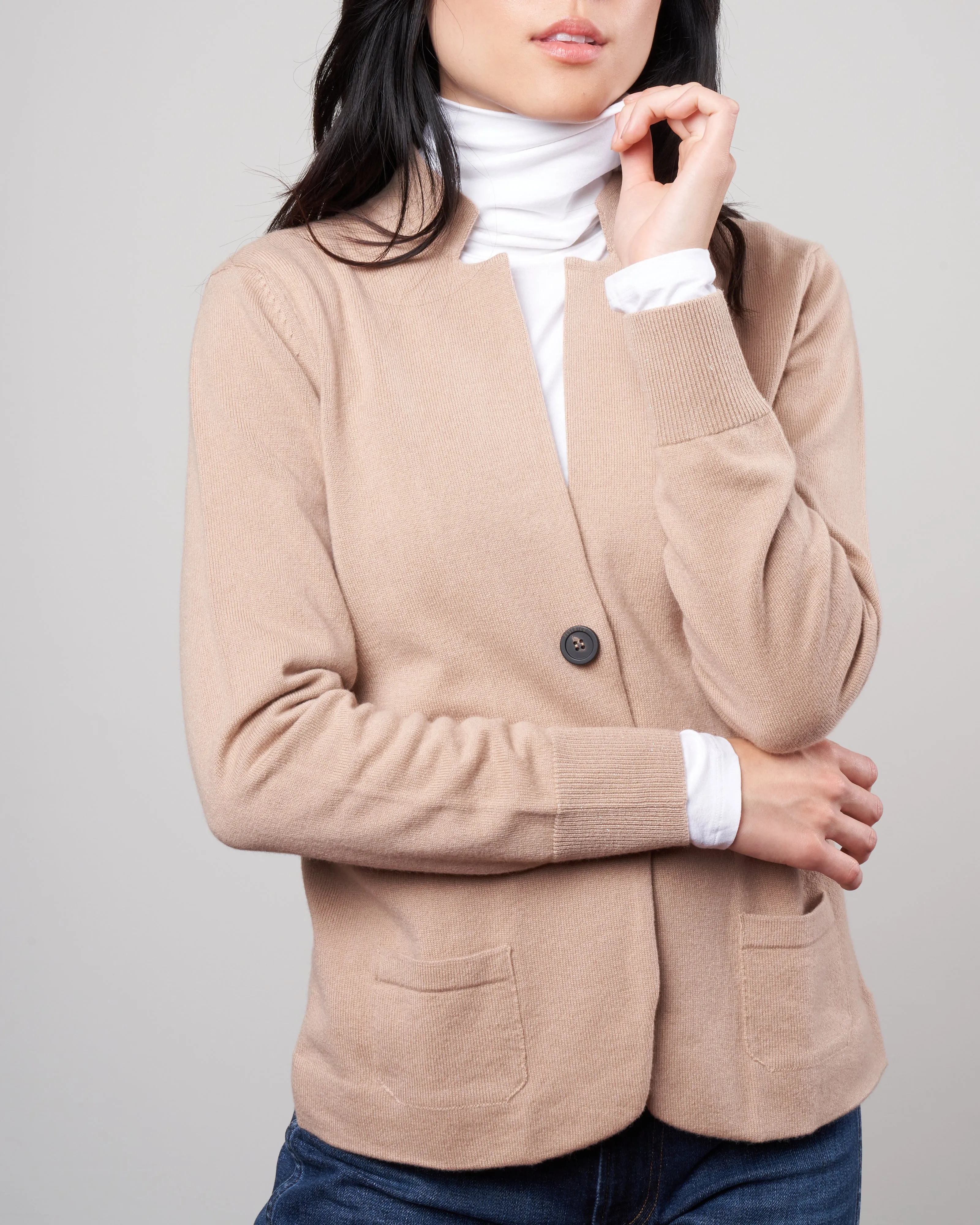 knitted jacket - hazel