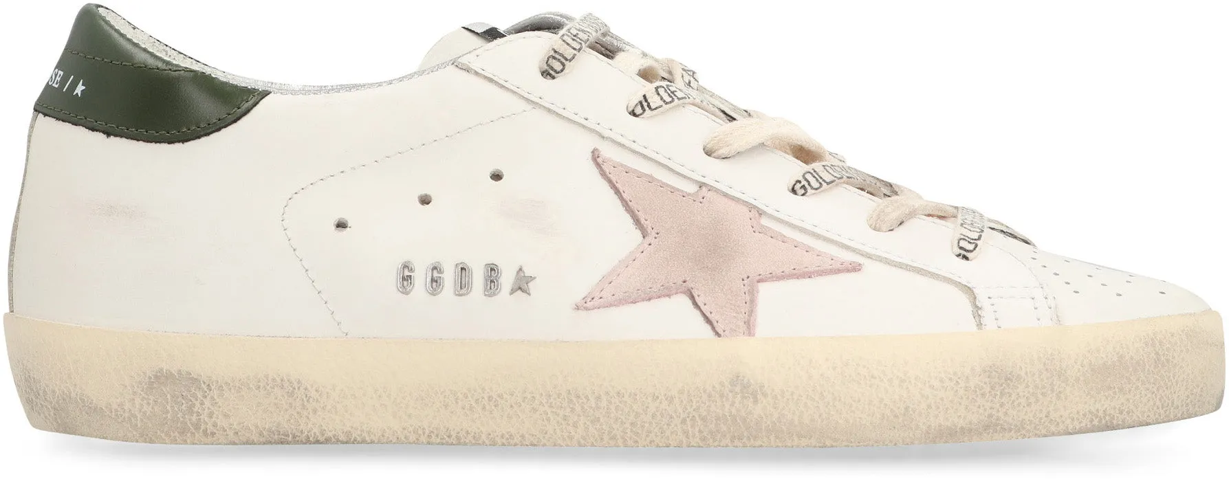Leather low-top sneakers