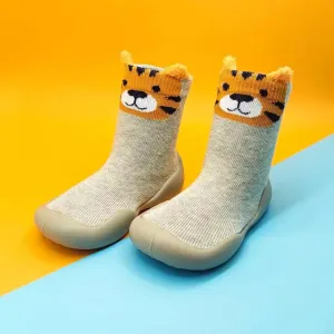 Lion Grey Silicone Socks Shoes 2702 E