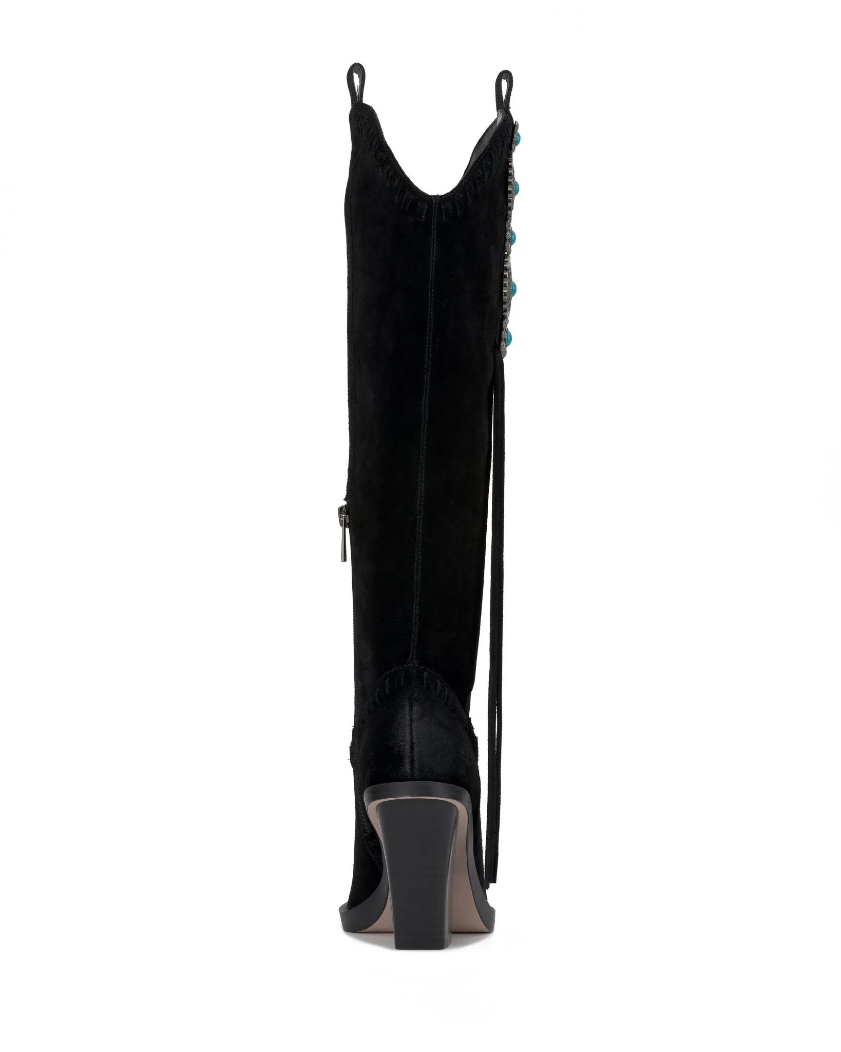 Lisabeth Black Oiled Suede Boot