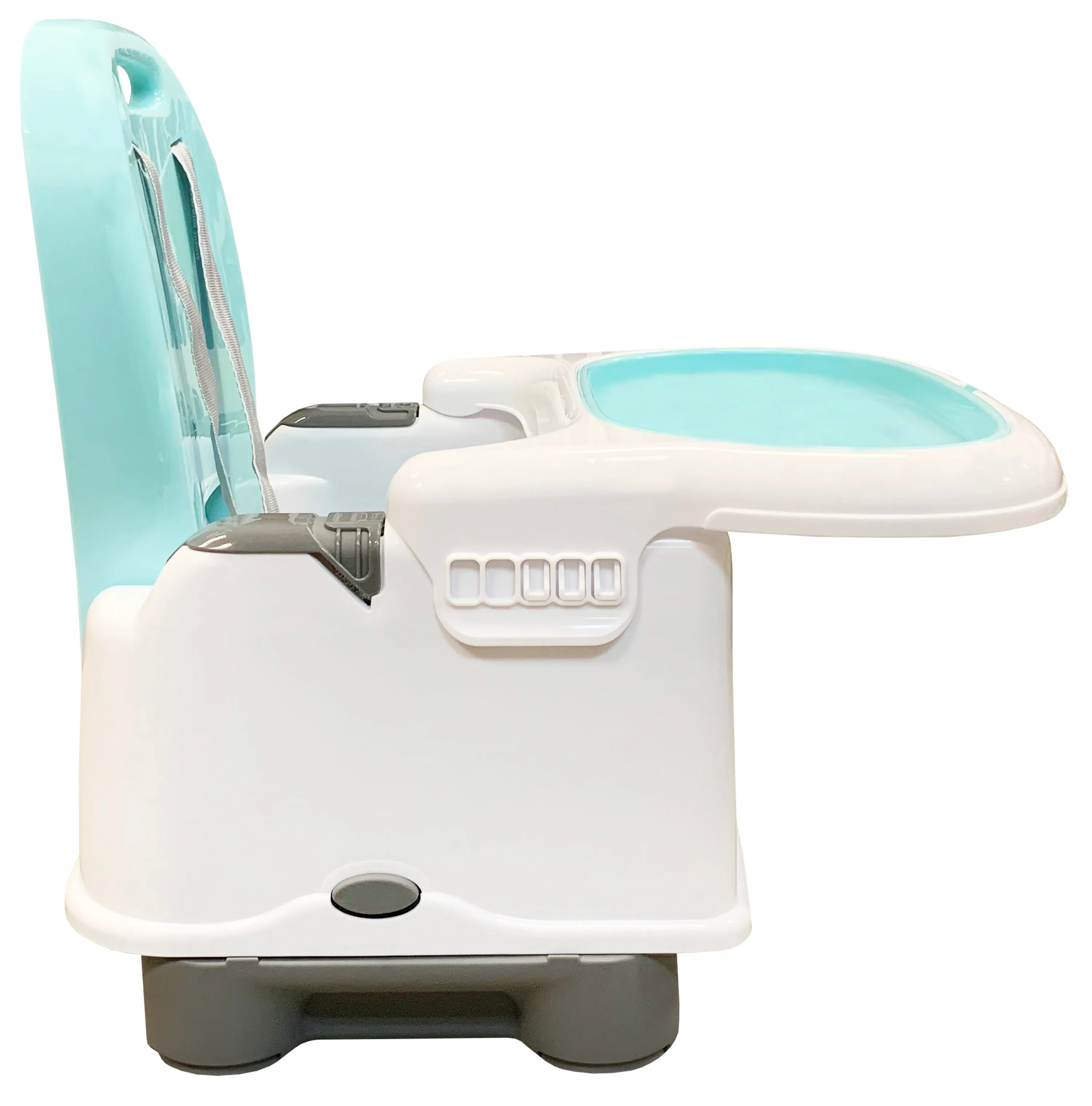 Lucky Baby Goodee Portable Booster Dining Chair W / Adjustable Tray - Blue