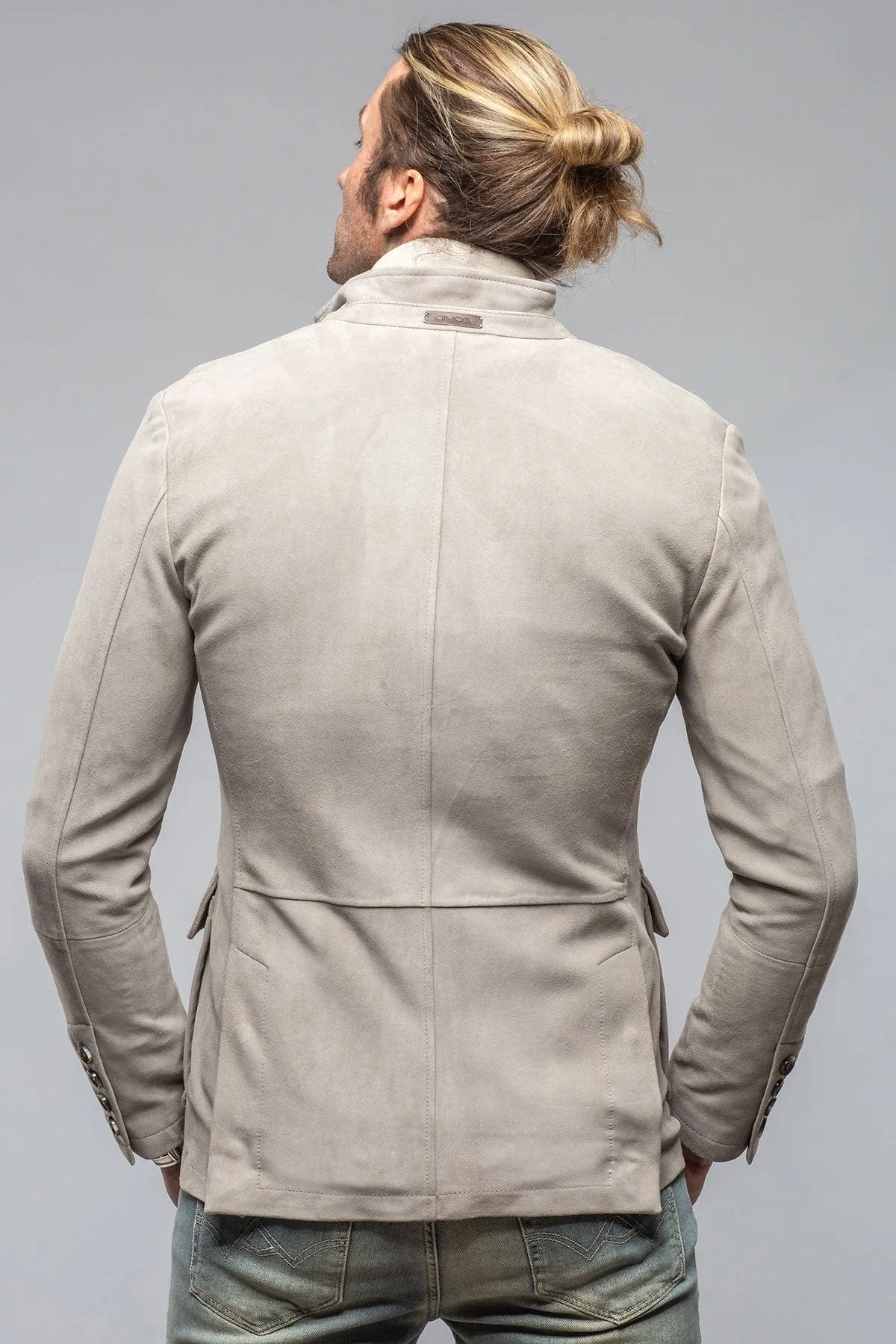 Maximus Suede Blazer In Ice
