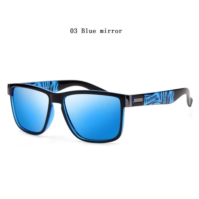 Men And Women High-Quality Polarized Sunglasses Fashion Pattern Retro Brand Designer Sun Glasses UV400 Anti-glare Mirror Eyewear