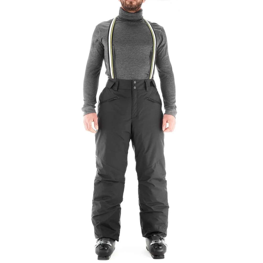 Men's Downhill Ski Trousers - Black