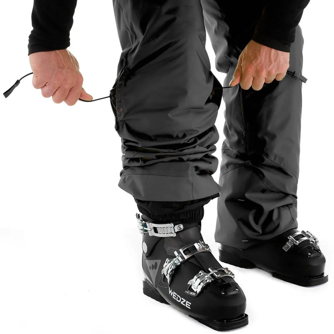 Men's Downhill Ski Trousers - Black