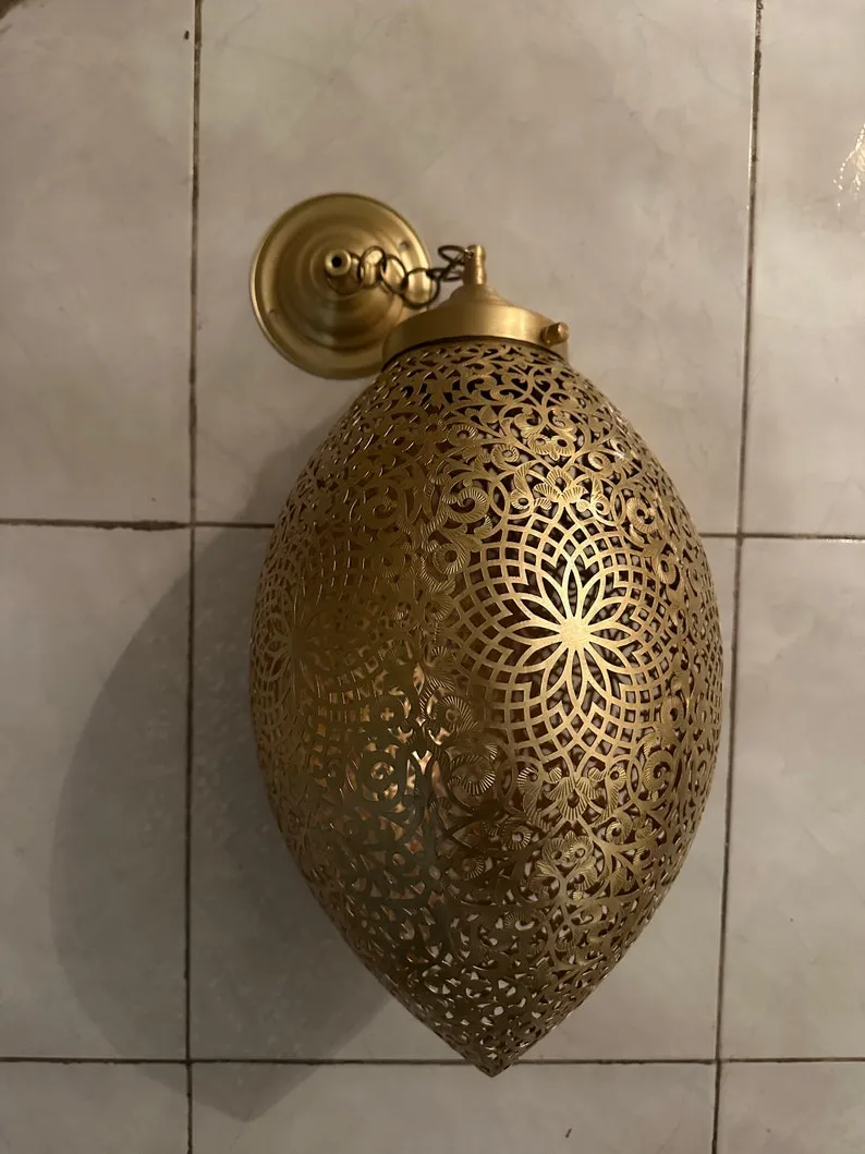 Moroccan Brass Pendant Lamp – Elegant Brass Chandeliers, Moroccan Copper Chandeliers, and Stylish Black Hanging Lights