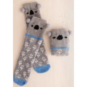 Natural Life Cozy Socks - Koala