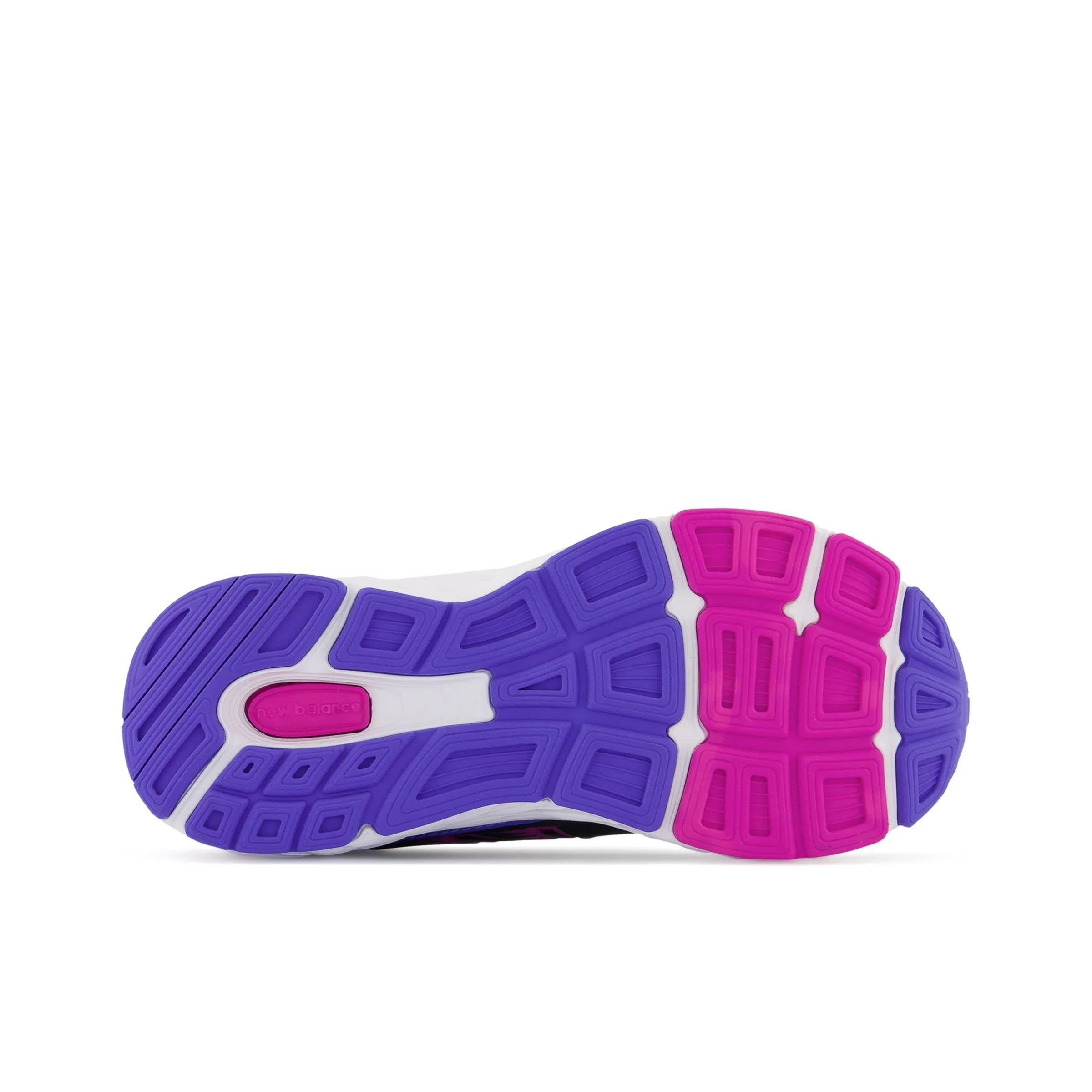 New Balance Kid's 680 V6 Lace-up Running Shoe, Black/Magenta Pop/Aura, 10.5 Little Kid
