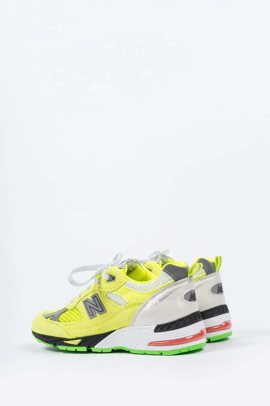 NEW BALANCE X ARIES WOMENS 991 NEON YELLOW