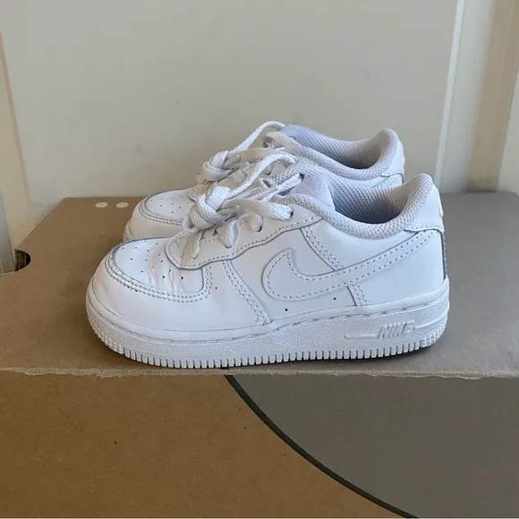 Nike Air force 1 “Triple White” Toddler Sneakers - SZ 5 C
