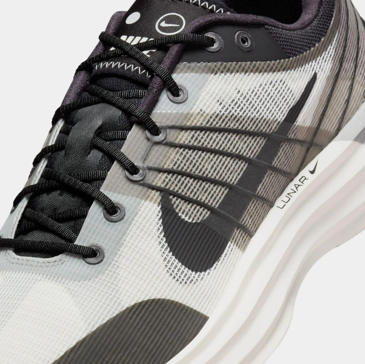 Nike Lunar Roam Summit White Black Light Smoke Grey Mens Running Shoes Sneaker