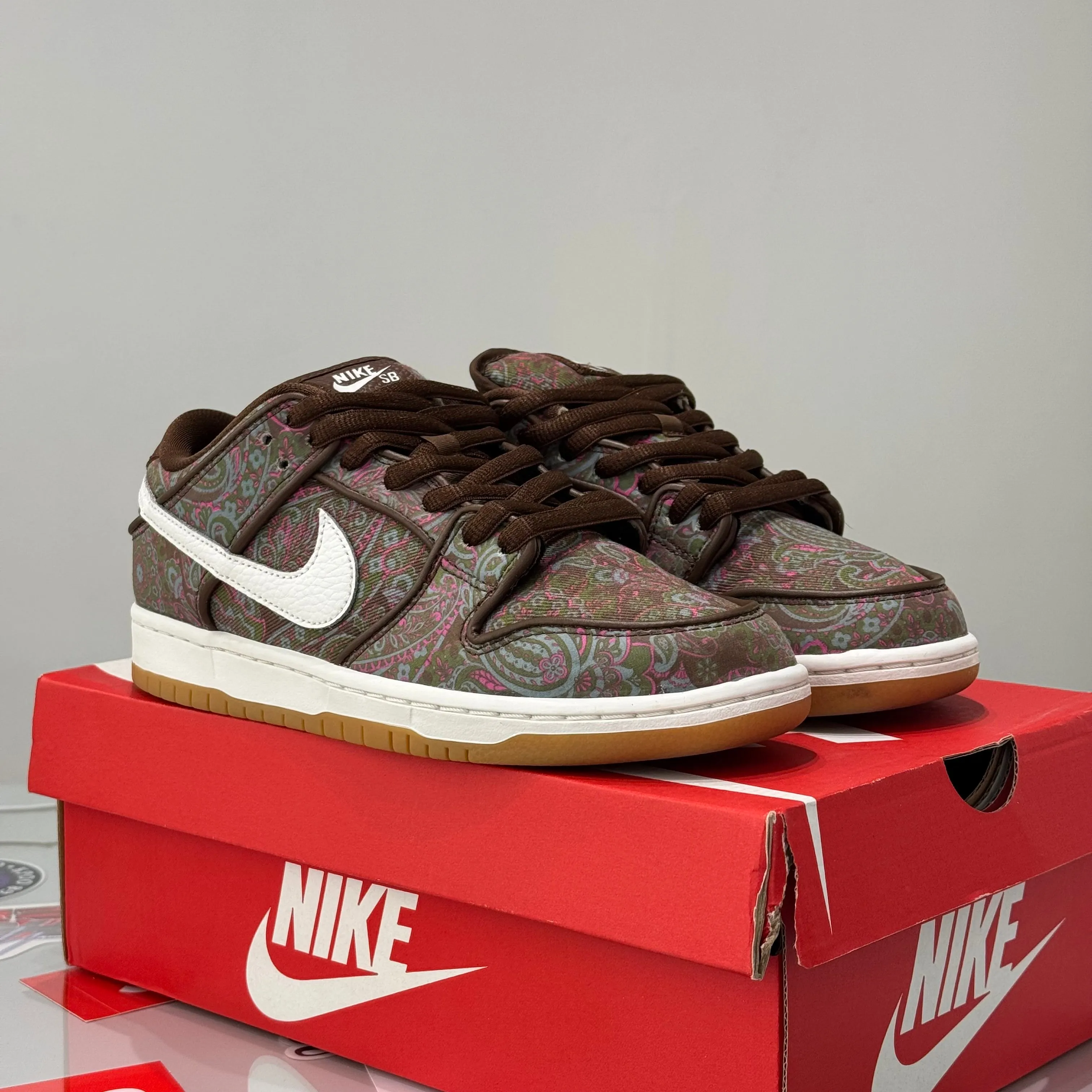 Nike SB Dunk Low Pro Paisley Brown (40) - Usado