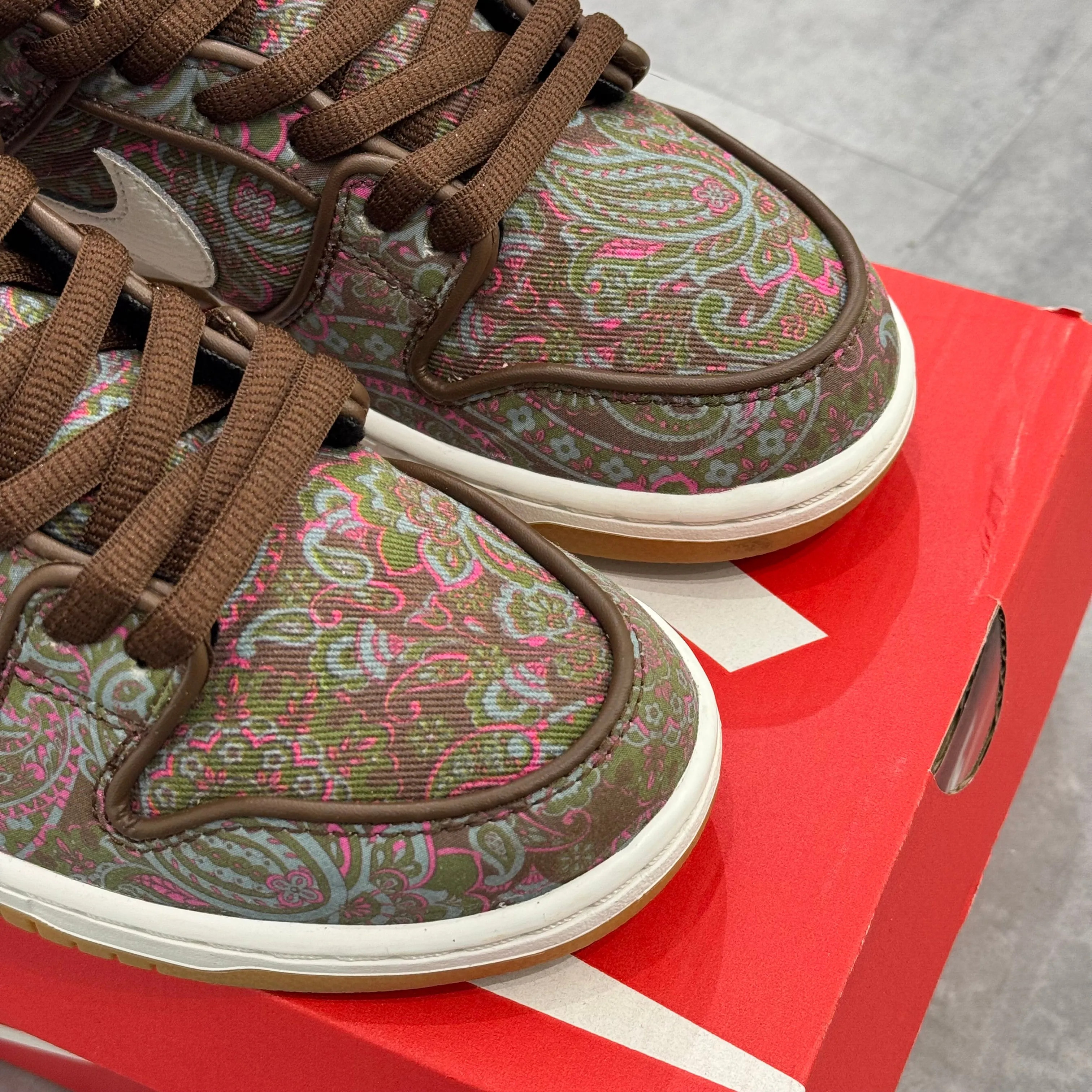 Nike SB Dunk Low Pro Paisley Brown (40) - Usado