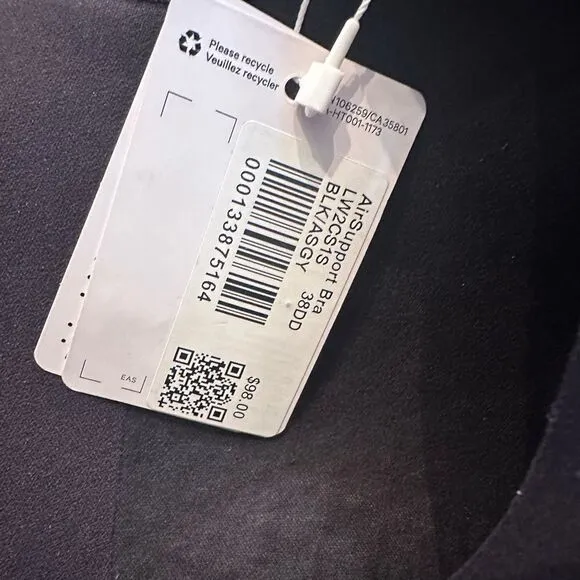 NWT Lululemon AirSupport High Impact Bra (38DD)