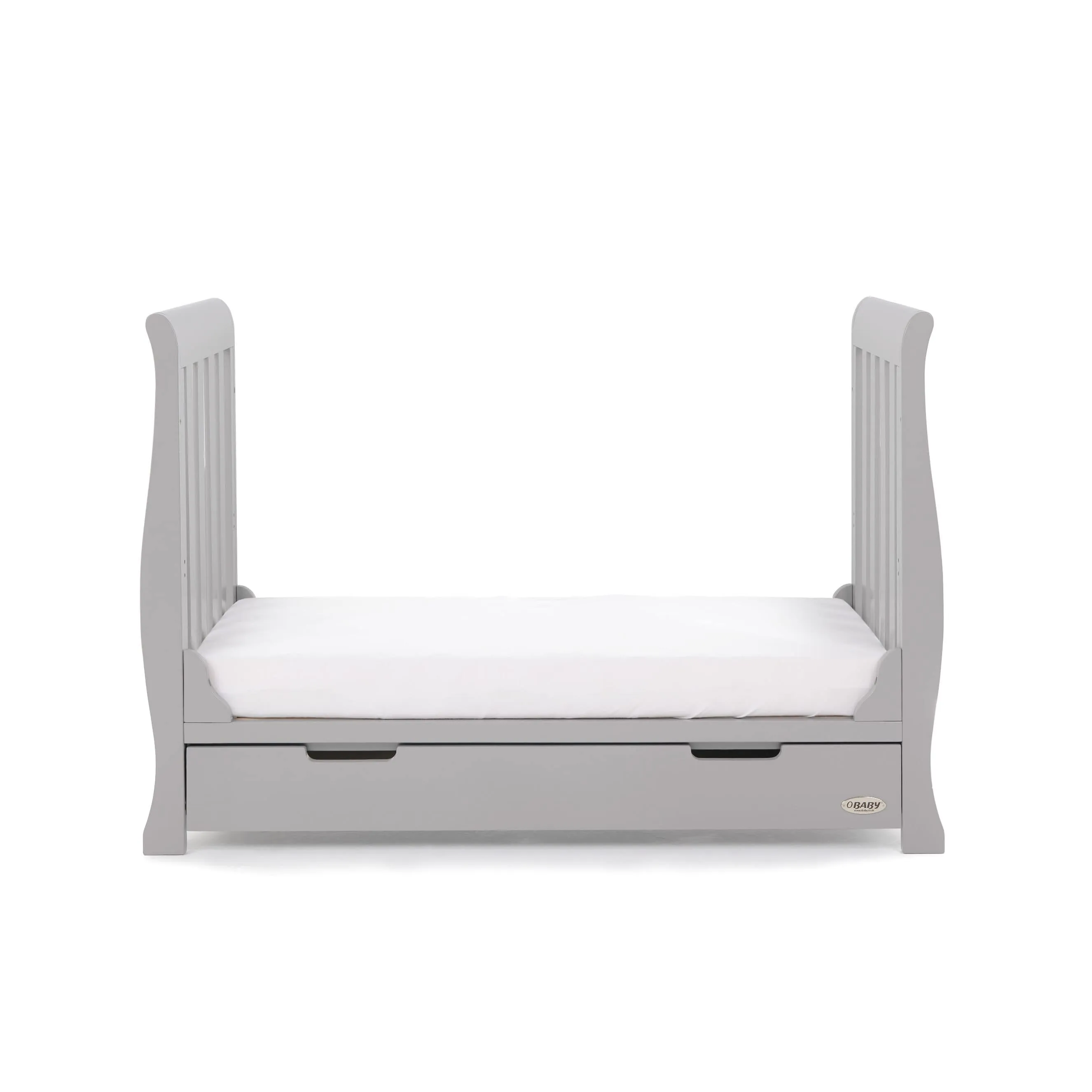 Obaby Stamford Mini Cot Bed - Warm Grey