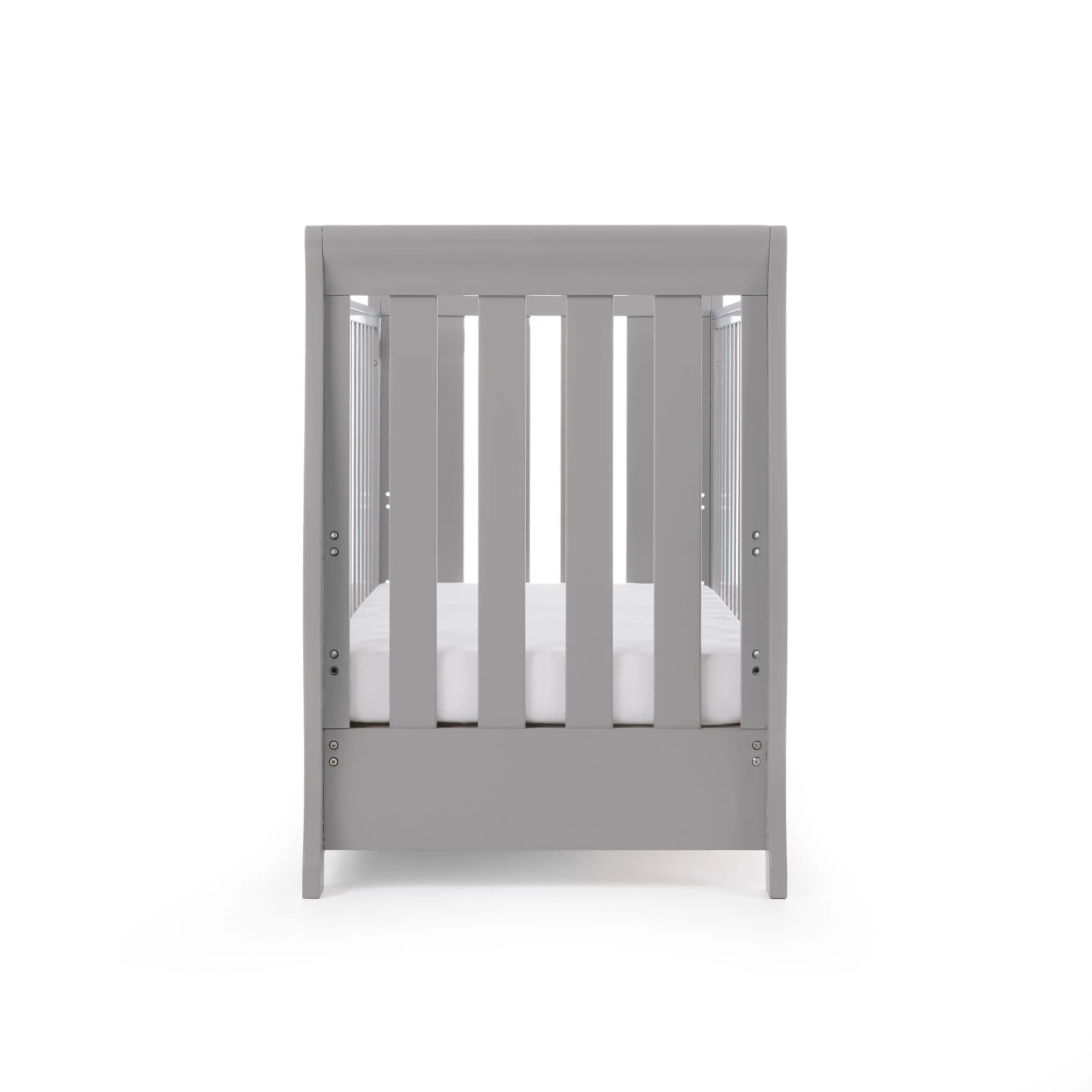 Obaby Stamford Mini Cot Bed - Warm Grey