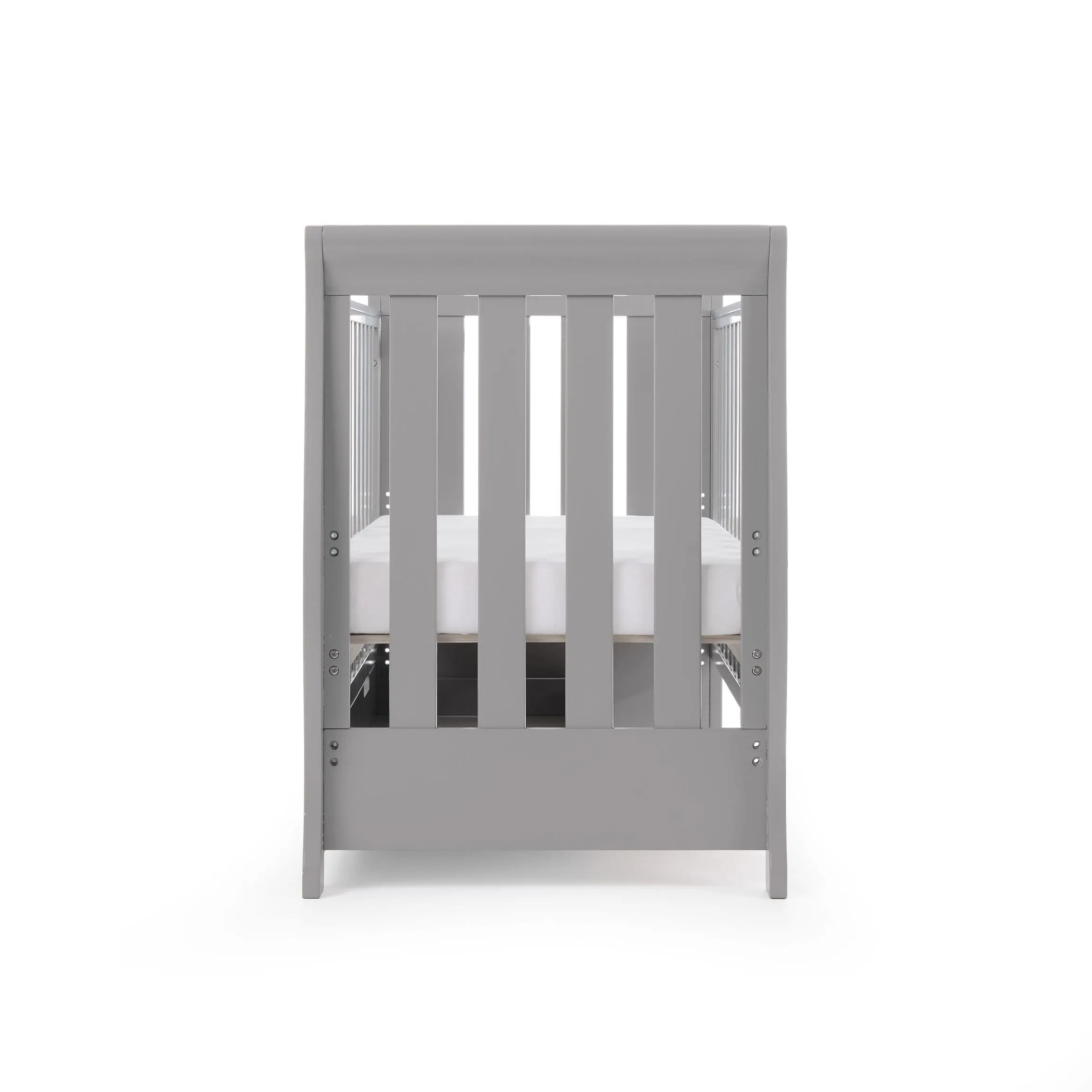 Obaby Stamford Mini Cot Bed - Warm Grey