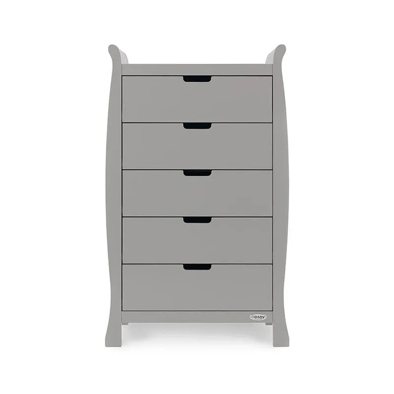 Obaby Stamford Tall Chest of Drawers - Warm Grey