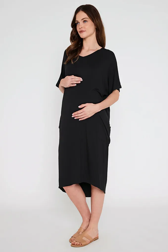 Organic Bamboo Samara Maternity Dress