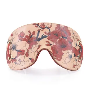 Paradise Red Blossom Mask [Suede Lined]