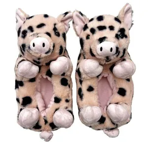 Pig Belly Hugs - Women's Plush Animal slippers