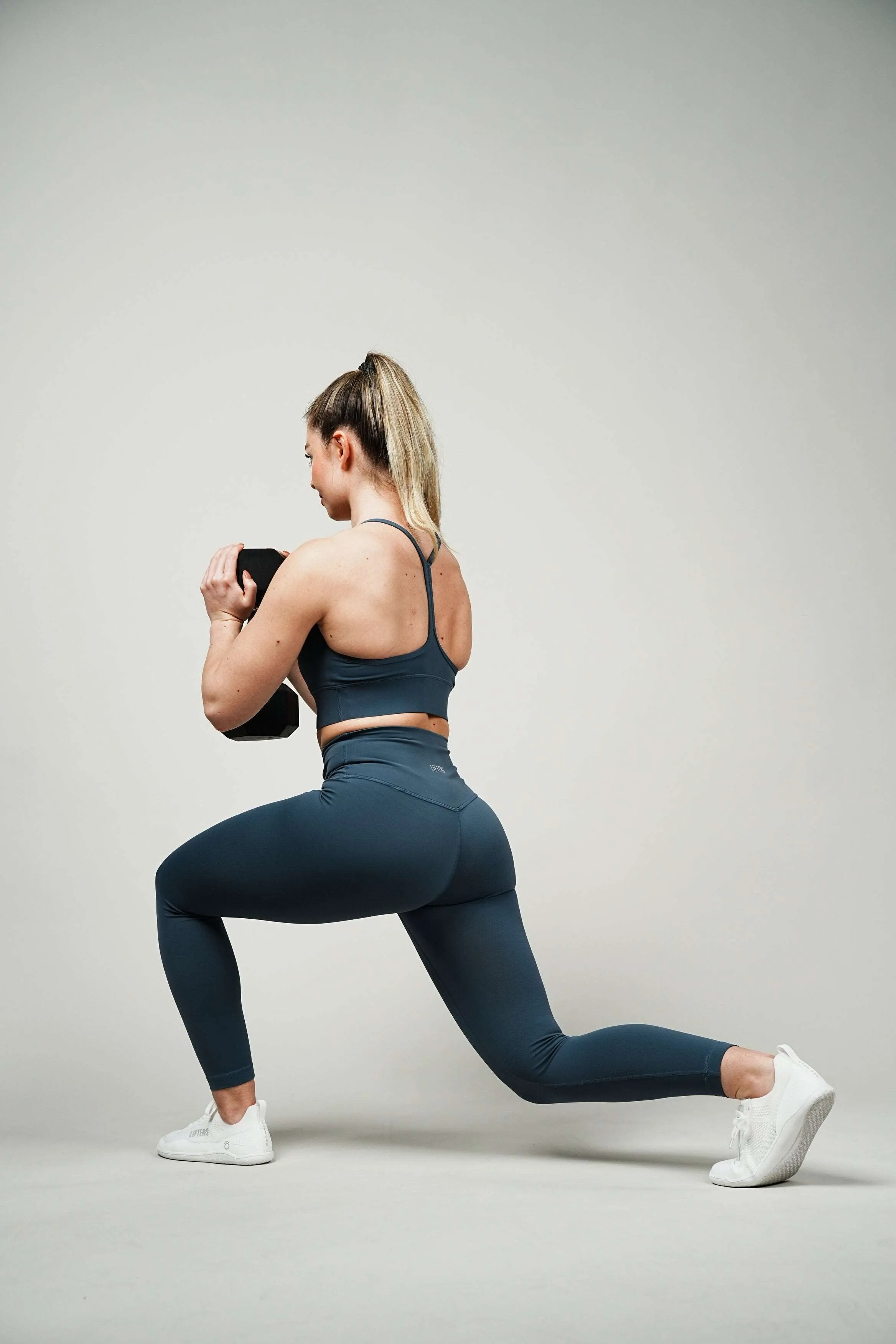 Pure High Waist Sport Leggings | Deep Jade