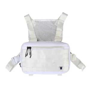 "TACTICAL" Sacoche Ventrale Streetwear Blanc - URB1™