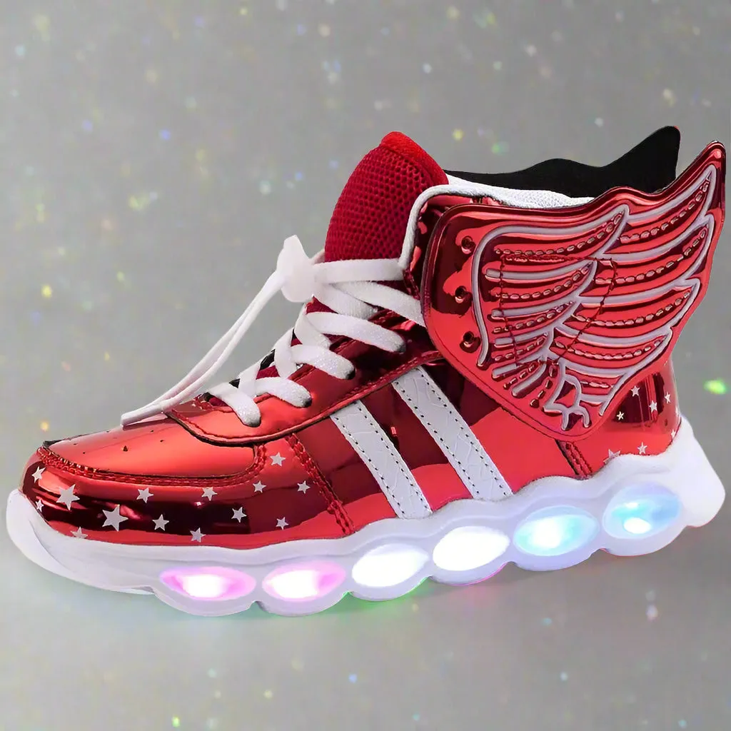 Rechargeable Wings Glitter Sneakers