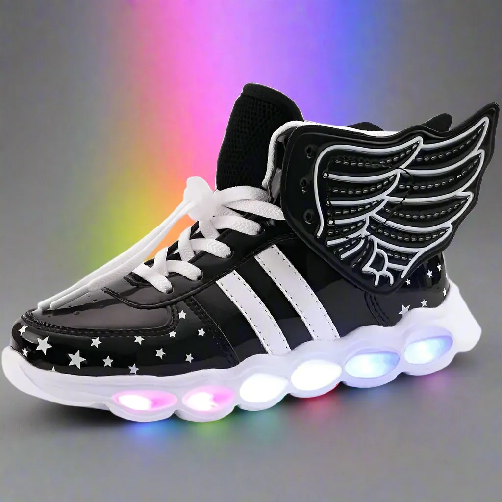 Rechargeable Wings Glitter Sneakers